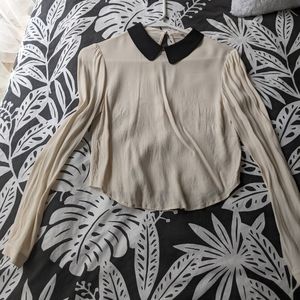 Cropped blouse from Aritzia